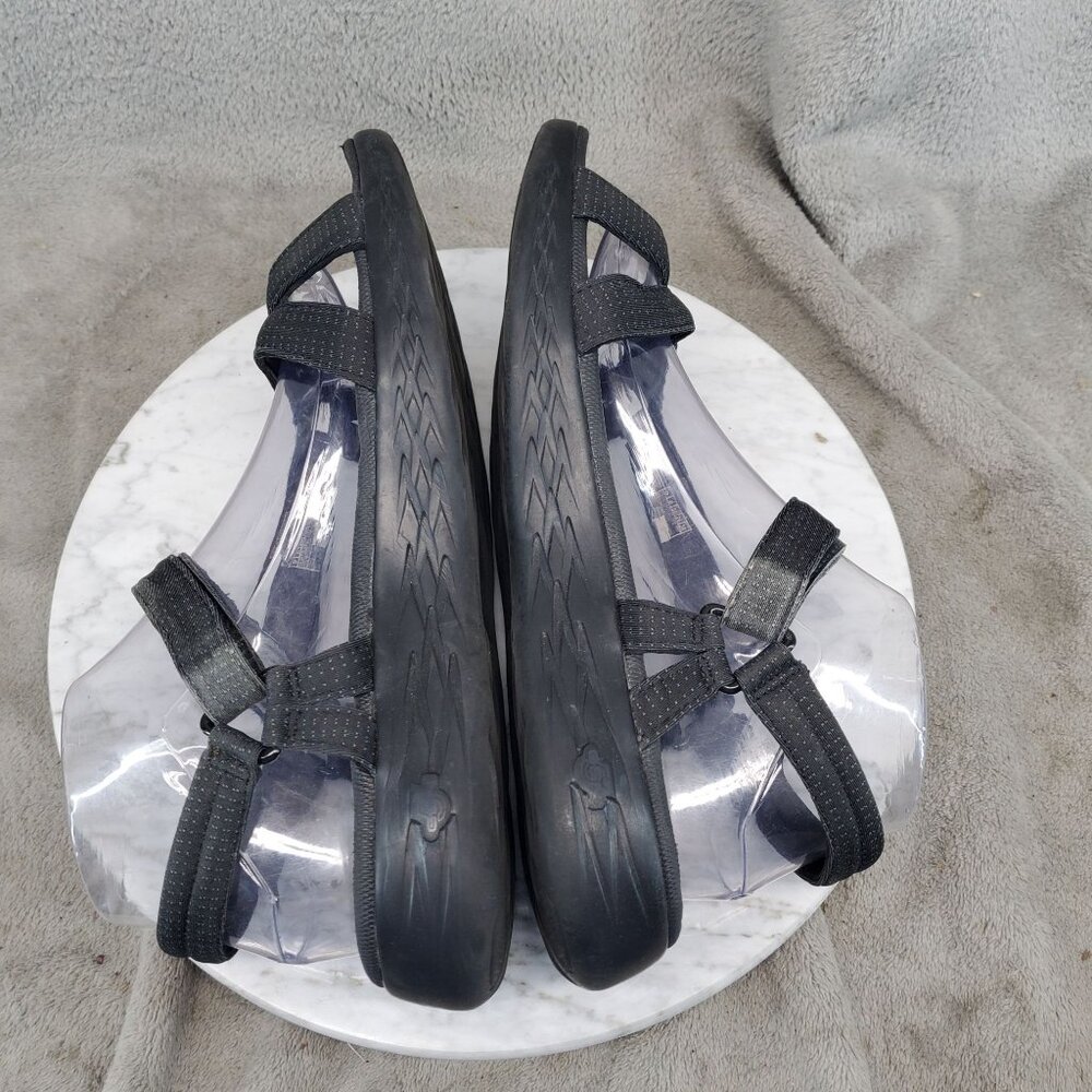 Skechers Shoes Womens Size 9 Black Textile On The Go GoWalk Sandals - Picture 9 of 10